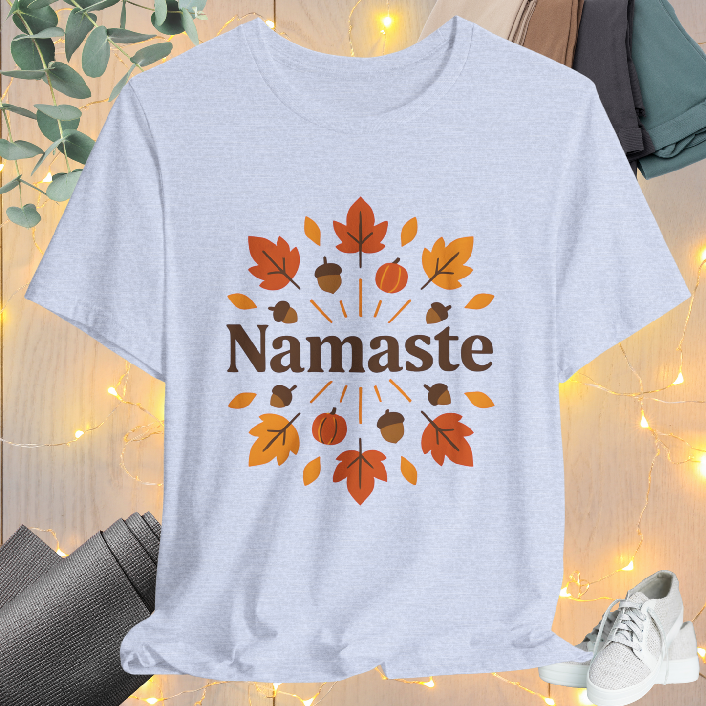 Namaste Autumn Mandala Tee
