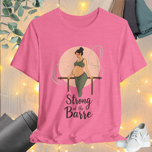 Mom Pregnant Barre Tee