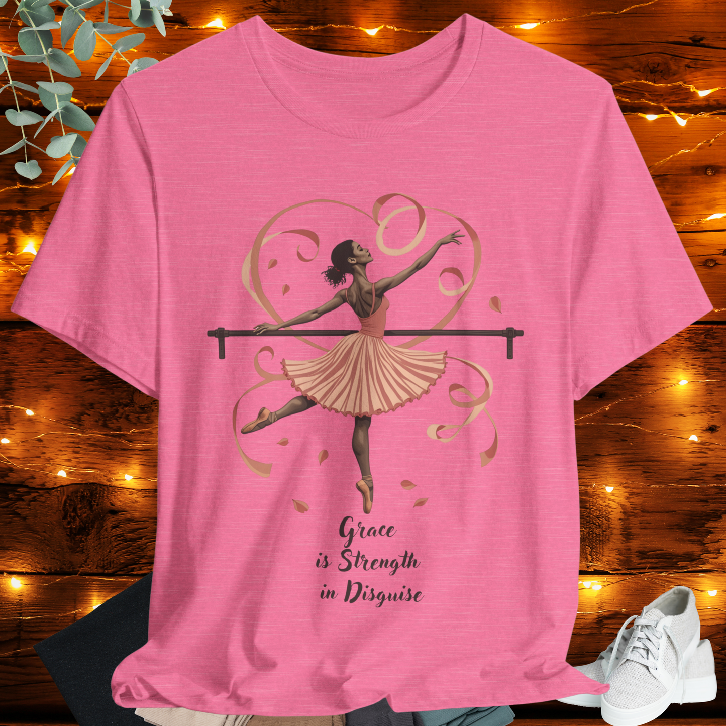 Barre Beauty Tee "Dancing Silhouette"