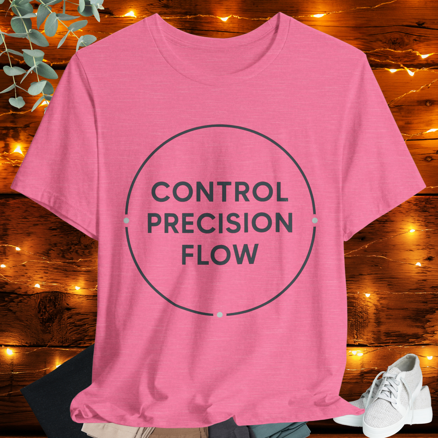 “Control. Precision. Flow.” Pilates Tee