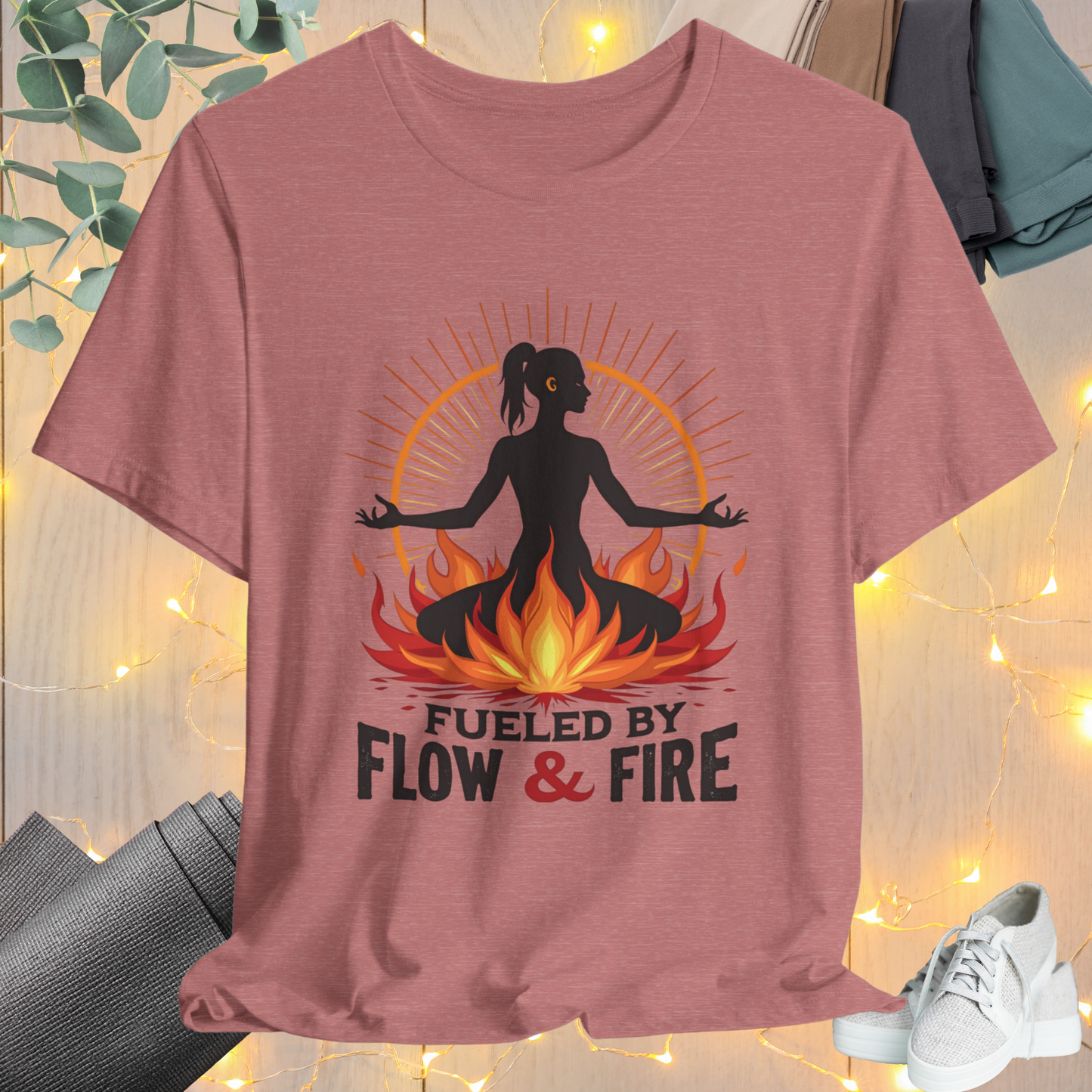 Flow Fire Yoga Tee