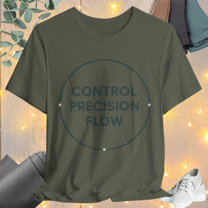 “Control. Precision. Flow.” Pilates Tee