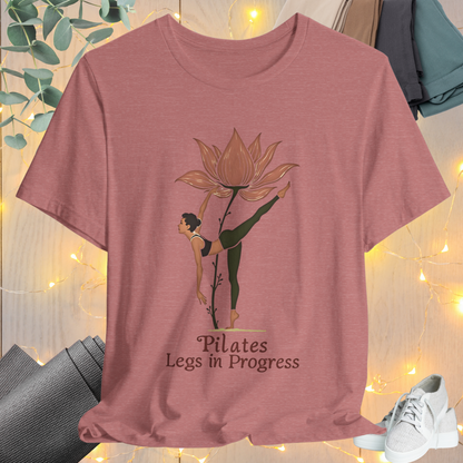 Pilates  Flower Leg Tee