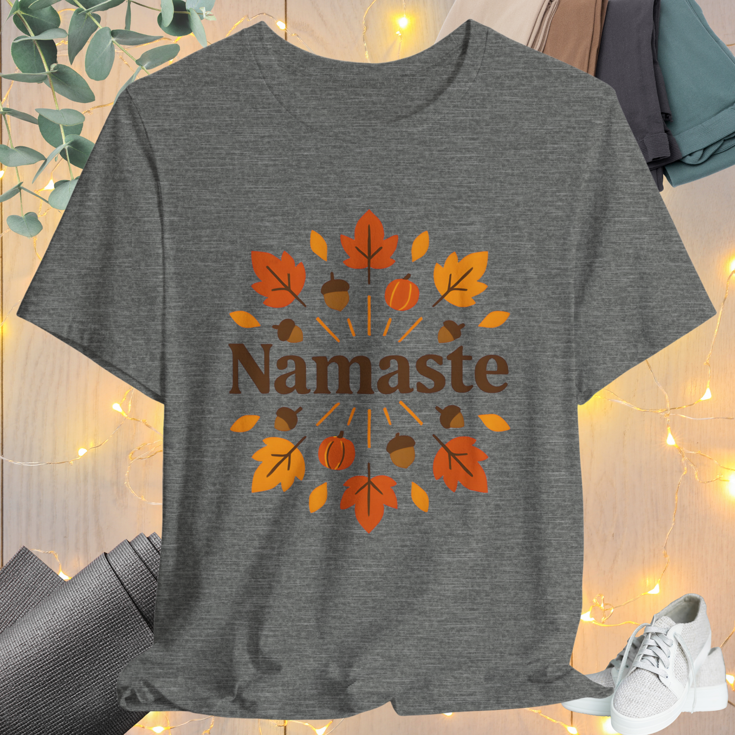 Namaste Autumn Mandala Tee