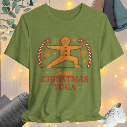 Gingerbread Yogi Warrior Tee