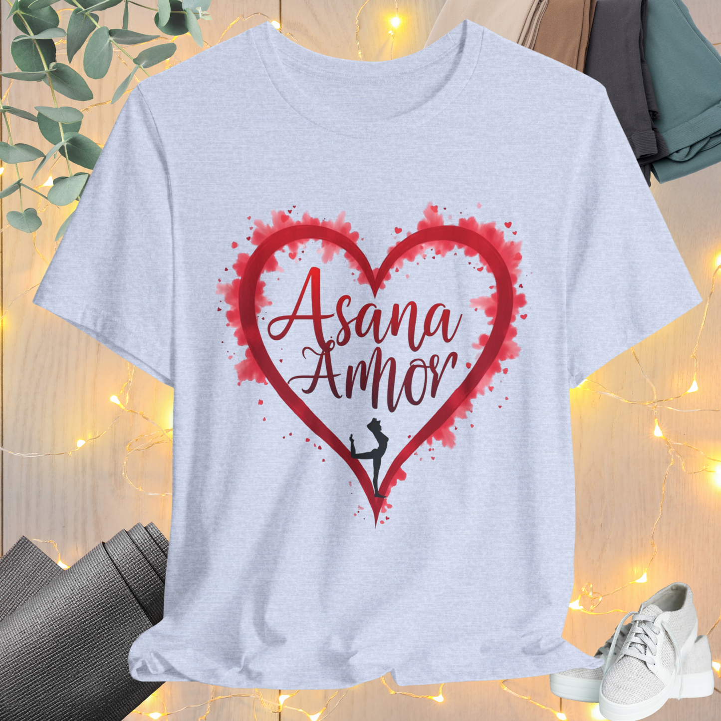 Red Heart Asana Amor Tee