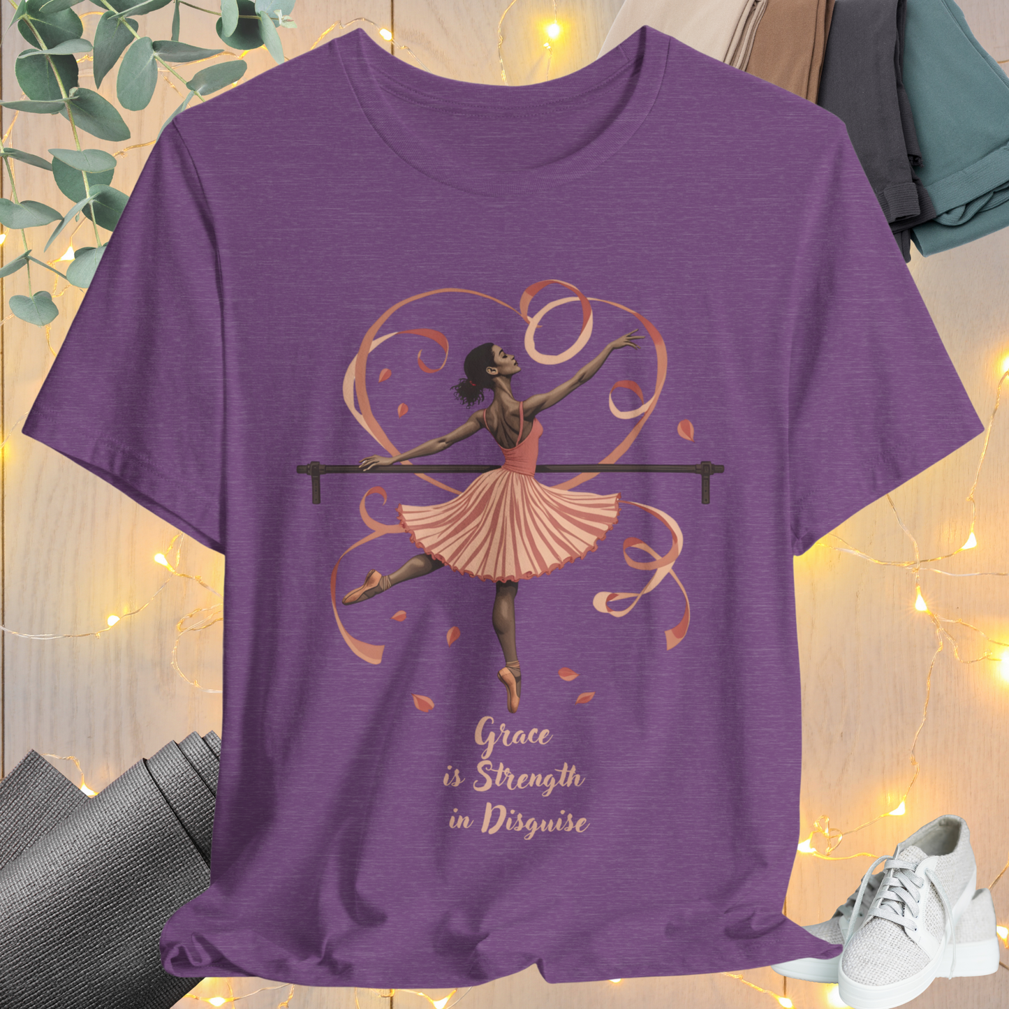 Barre Beauty Tee "Dancing Silhouette"