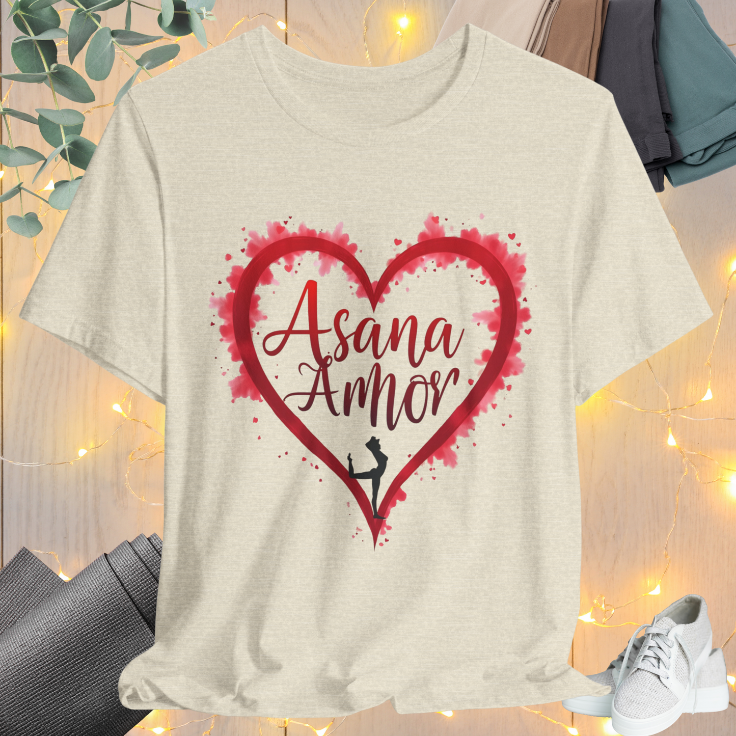 Red Heart Asana Amor Tee