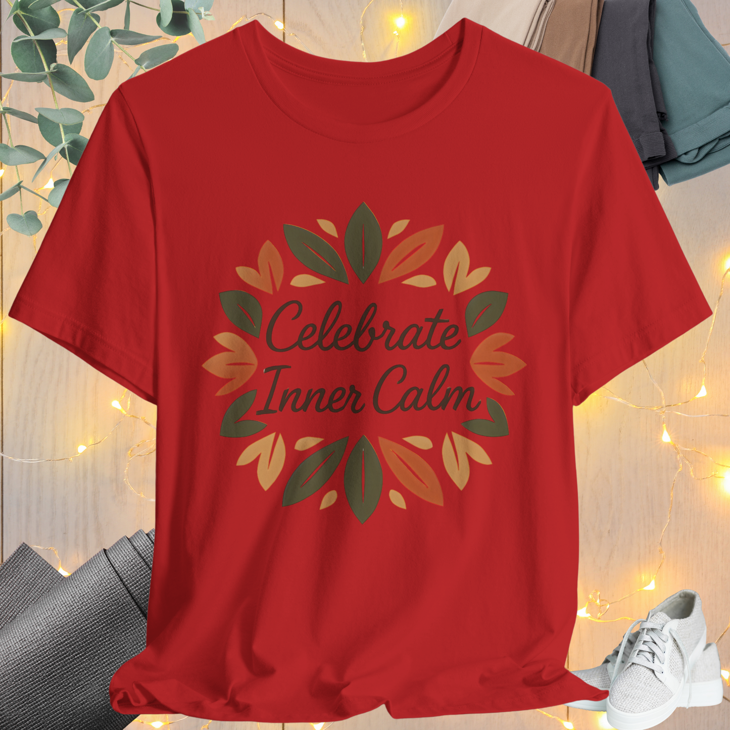 Earthy Mandala Wreath Tee