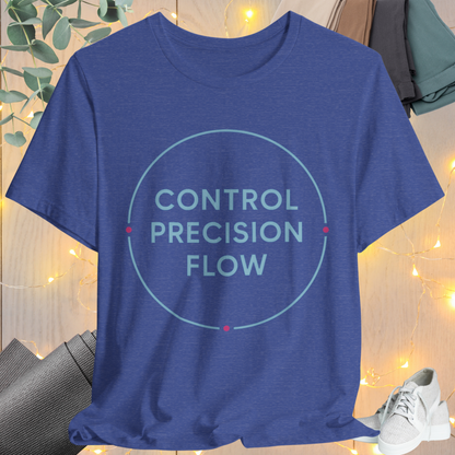 “Control. Precision. Flow.” Pilates Tee