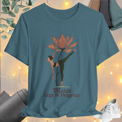 Pilates  Flower Leg Tee