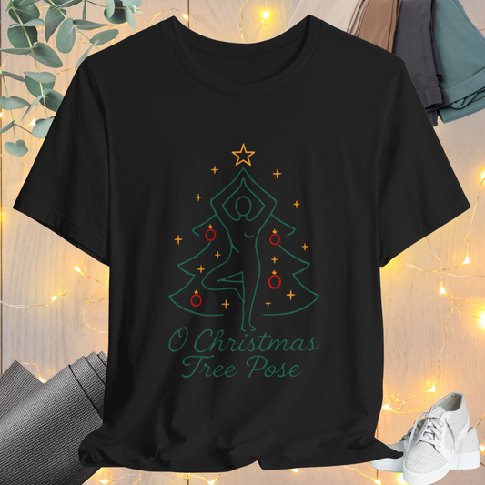 Christmas Tree Pose Yoga Tee