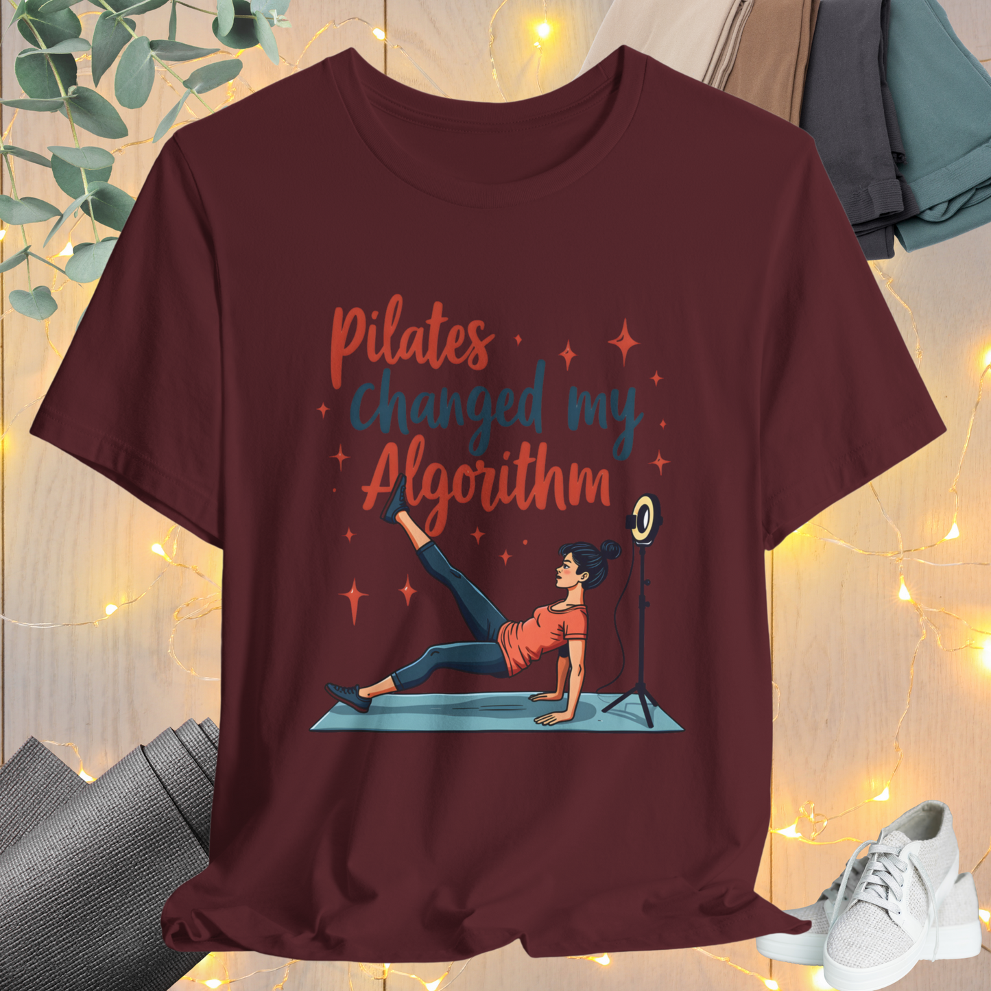 Pilates Vibes T-Shirt | Unisex Jersey Short Sleeve Tee