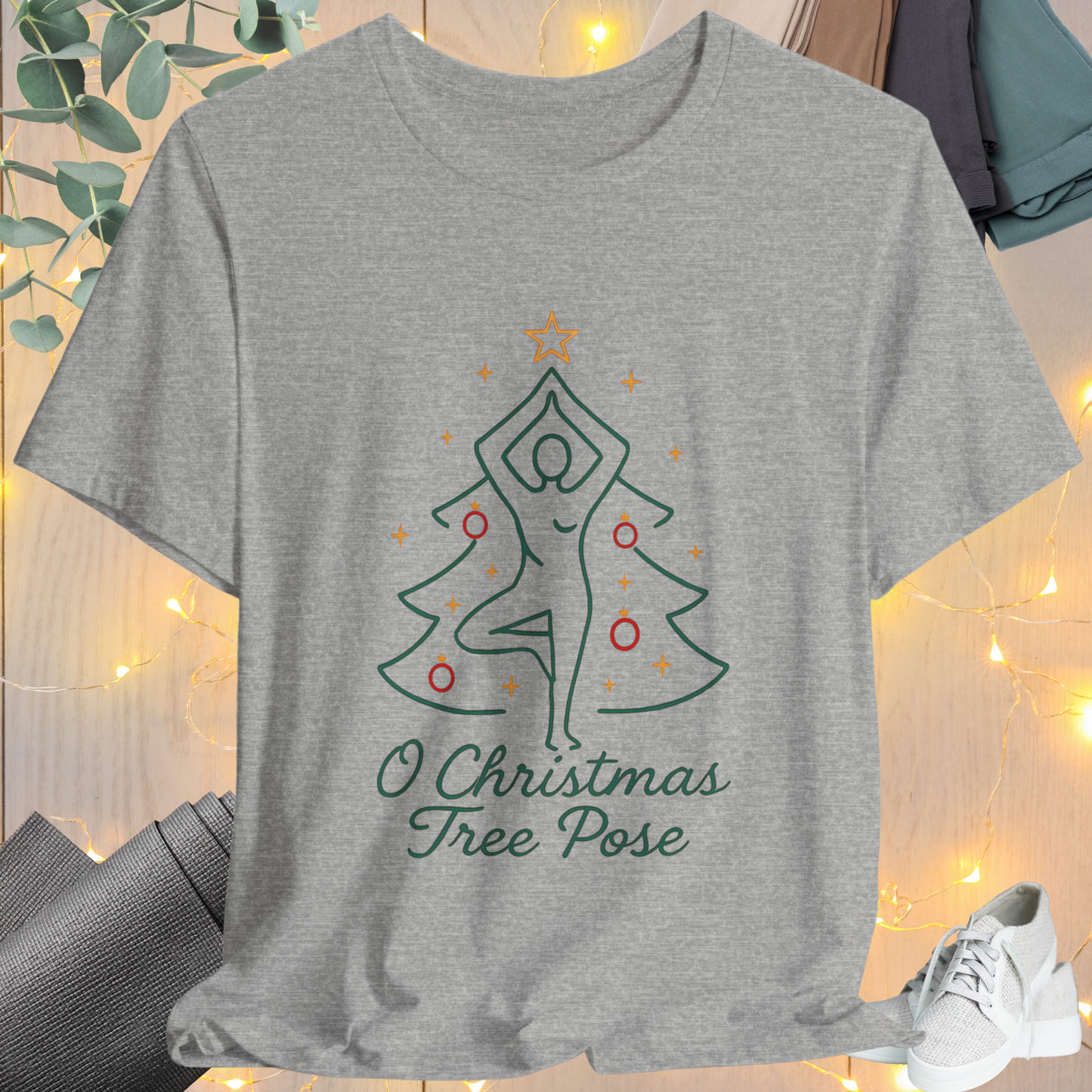 Christmas Tree Pose Yoga Tee