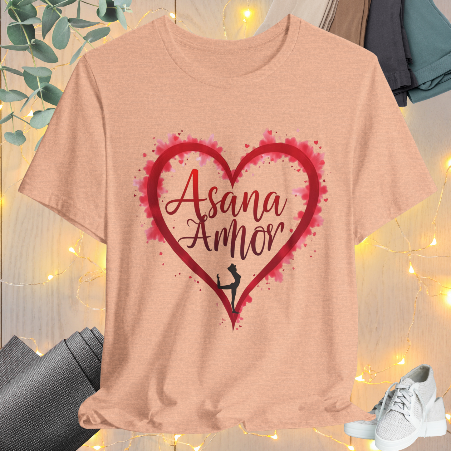 Red Heart Asana Amor Tee