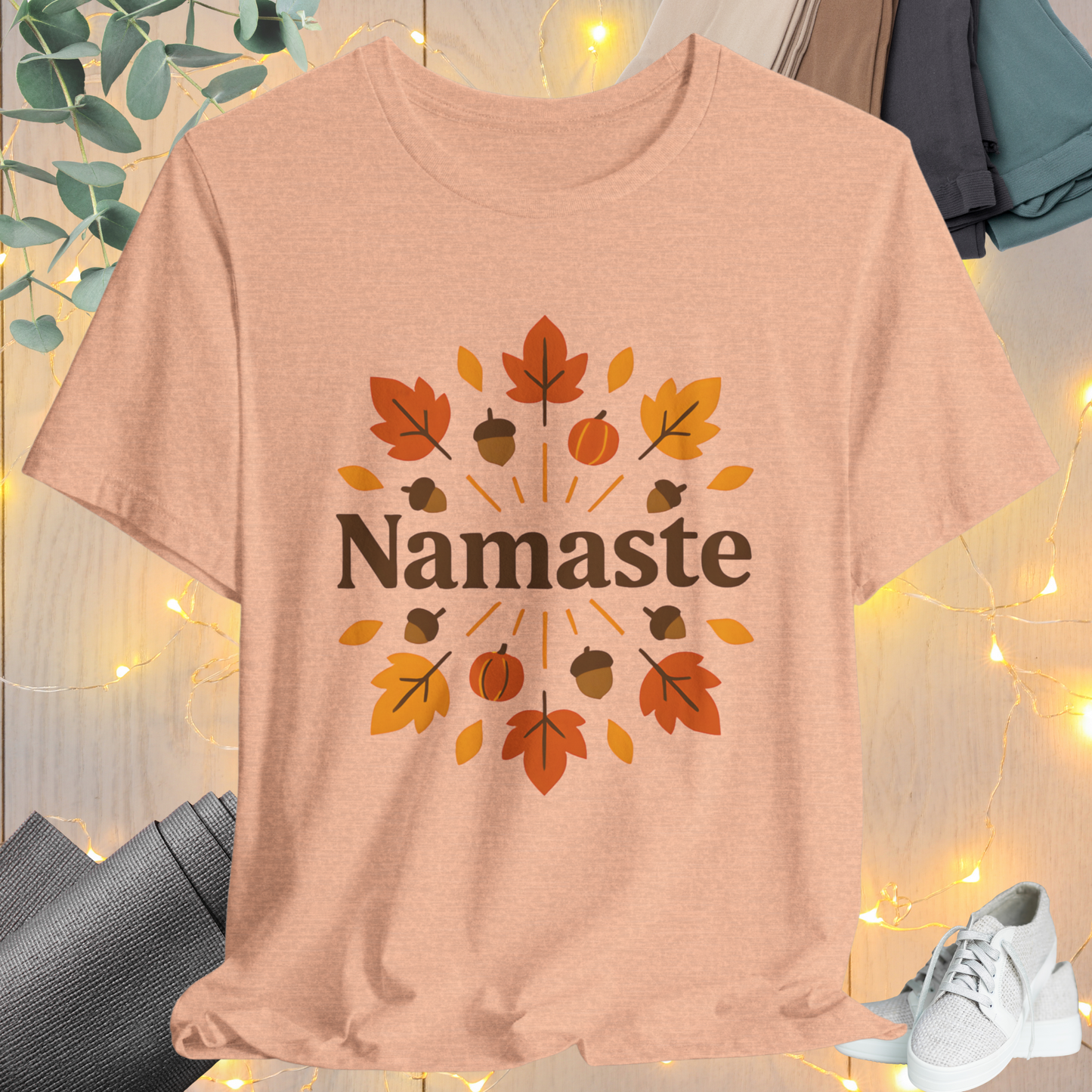 Namaste Autumn Mandala Tee