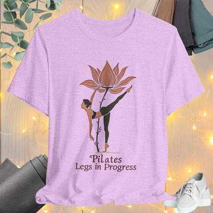 Pilates  Flower Leg Tee