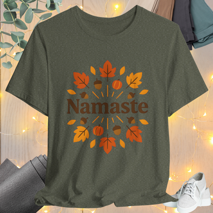 Namaste Autumn Mandala Tee