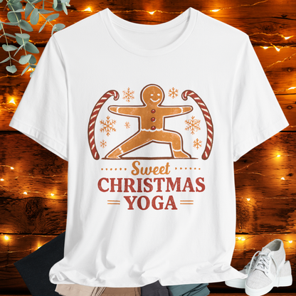 Gingerbread Yogi Warrior Tee