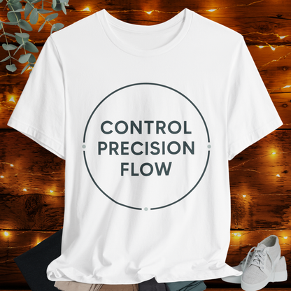 “Control. Precision. Flow.” Pilates Tee