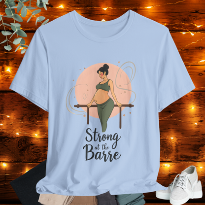 Mom Pregnant Barre Tee