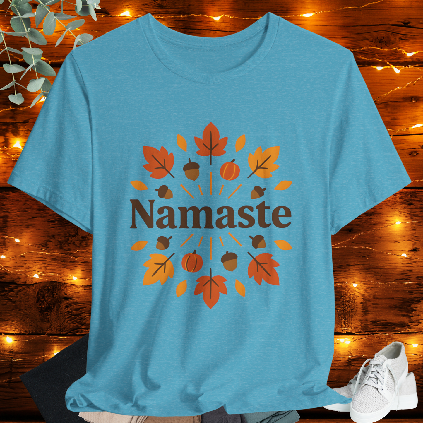 Namaste Autumn Mandala Tee
