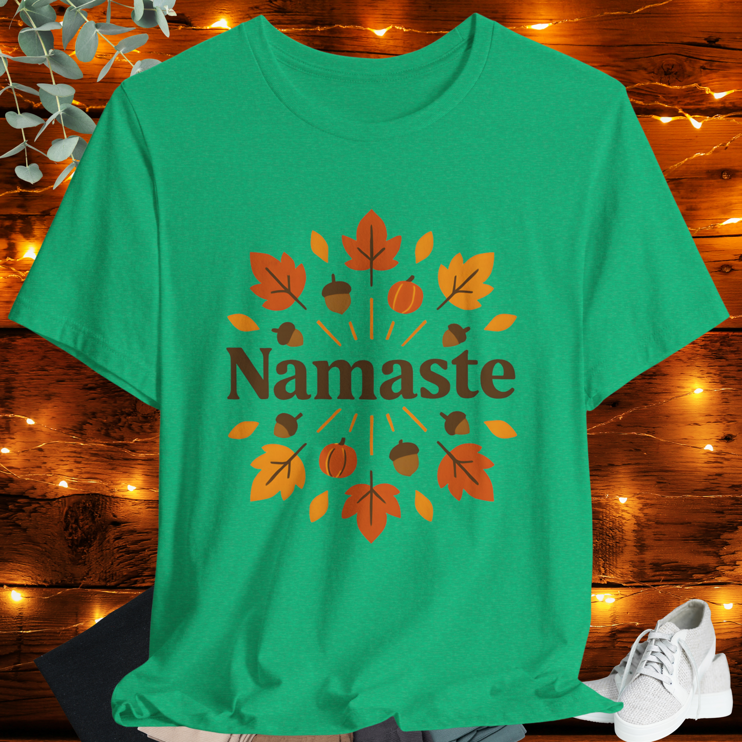 Namaste Autumn Mandala Tee