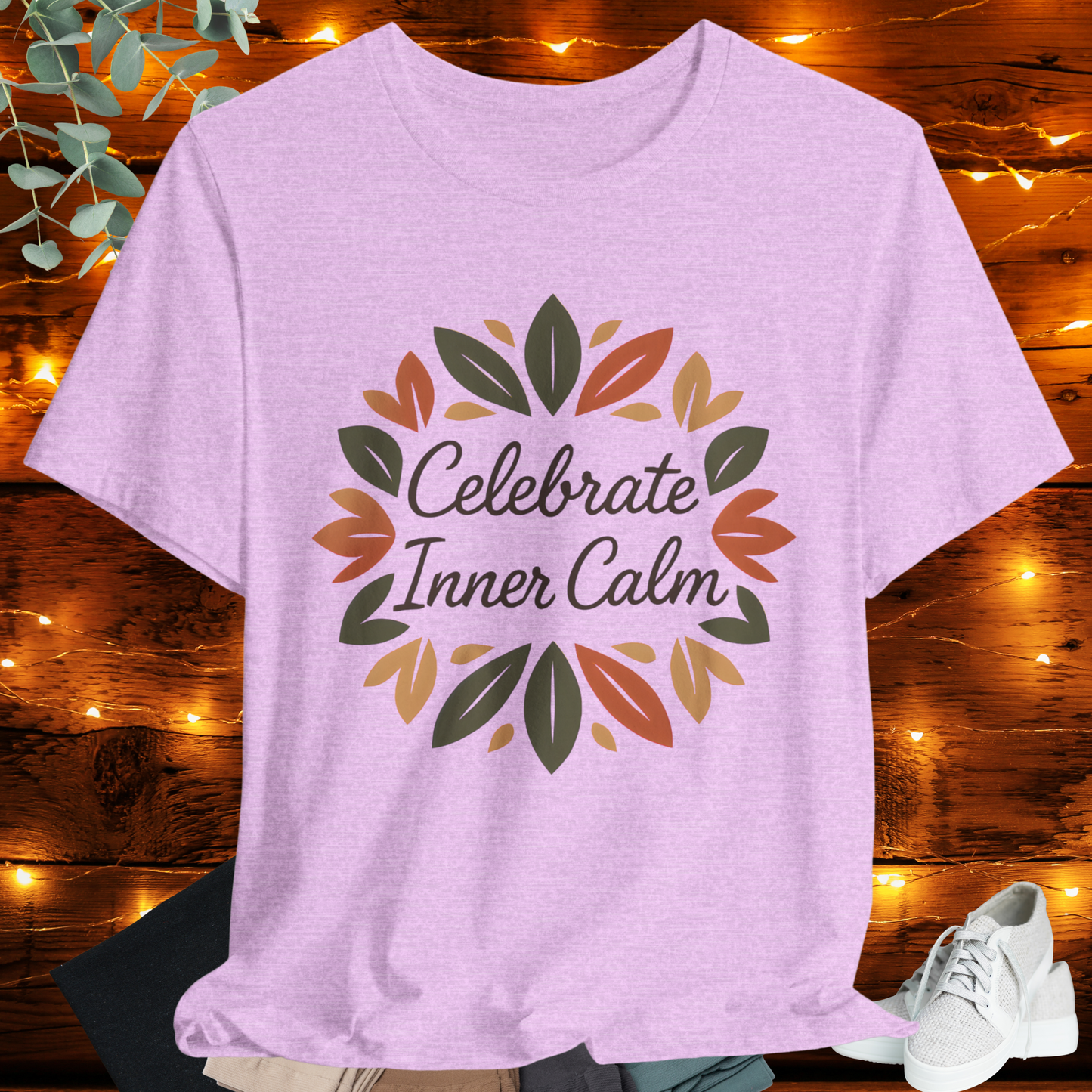 Earthy Mandala Wreath Tee