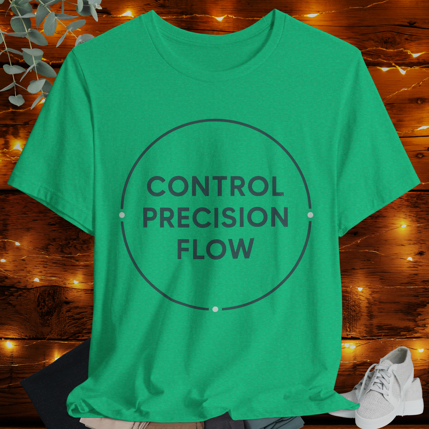 “Control. Precision. Flow.” Pilates Tee