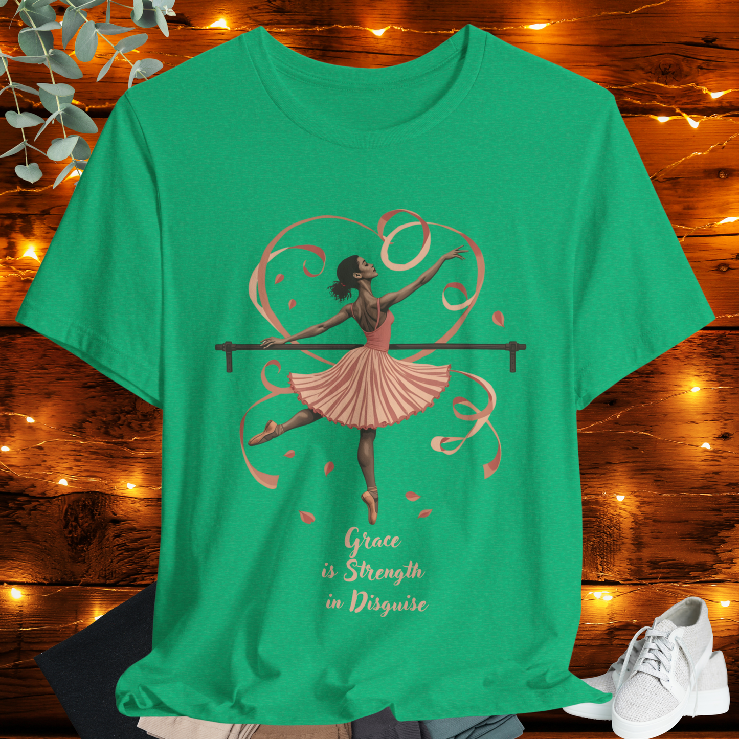 Barre Beauty Tee "Dancing Silhouette"