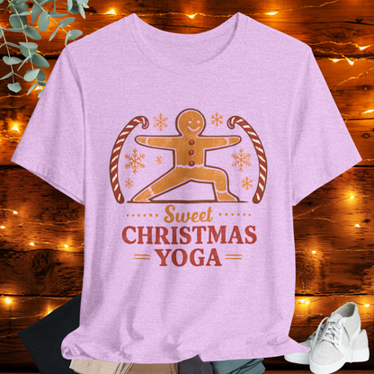 Gingerbread Yogi Warrior Tee