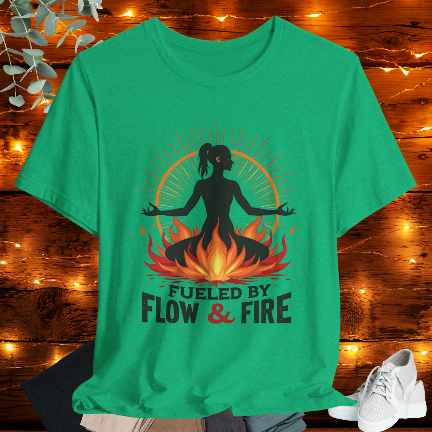 Flow Fire Yoga Tee