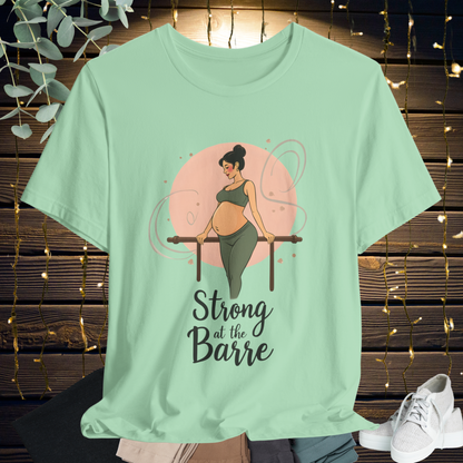 Mom Pregnant Barre Tee