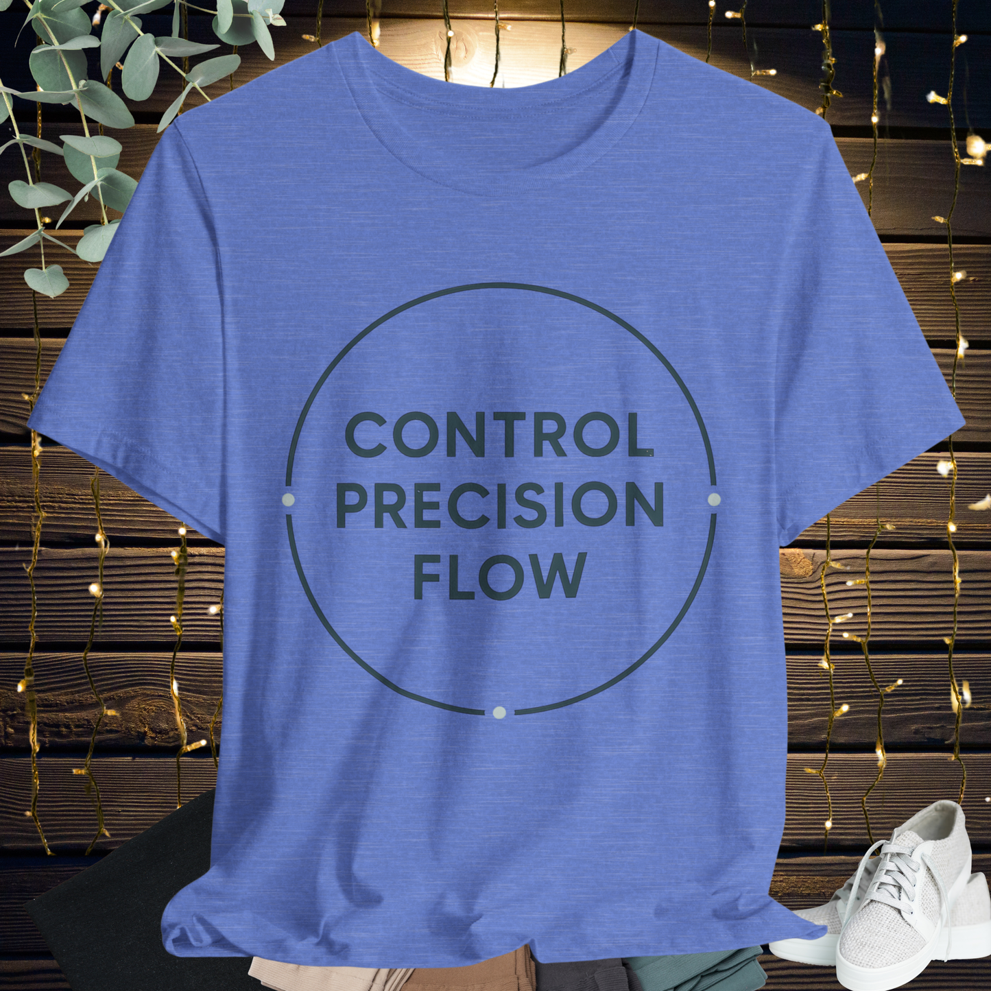 “Control. Precision. Flow.” Pilates Tee