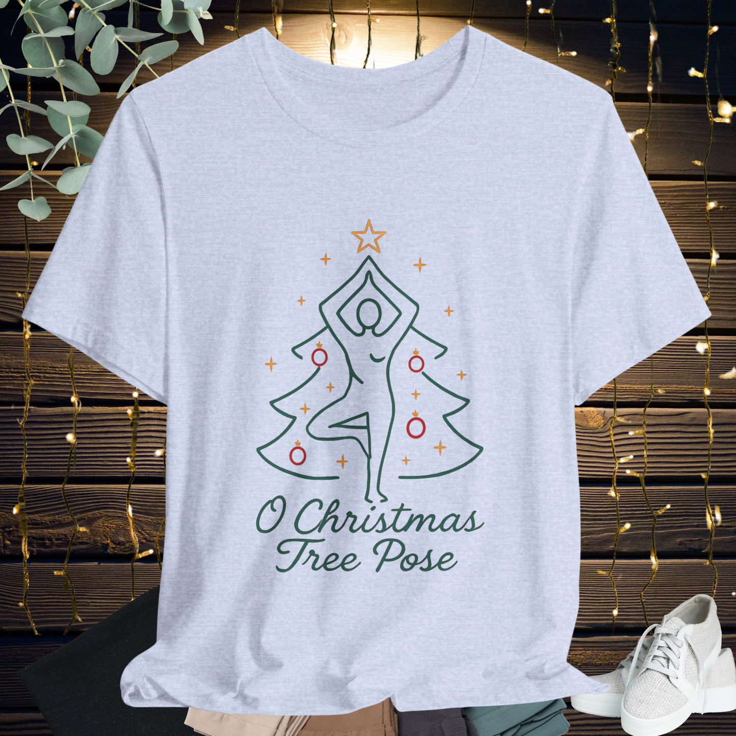 Christmas Tree Pose Yoga Tee