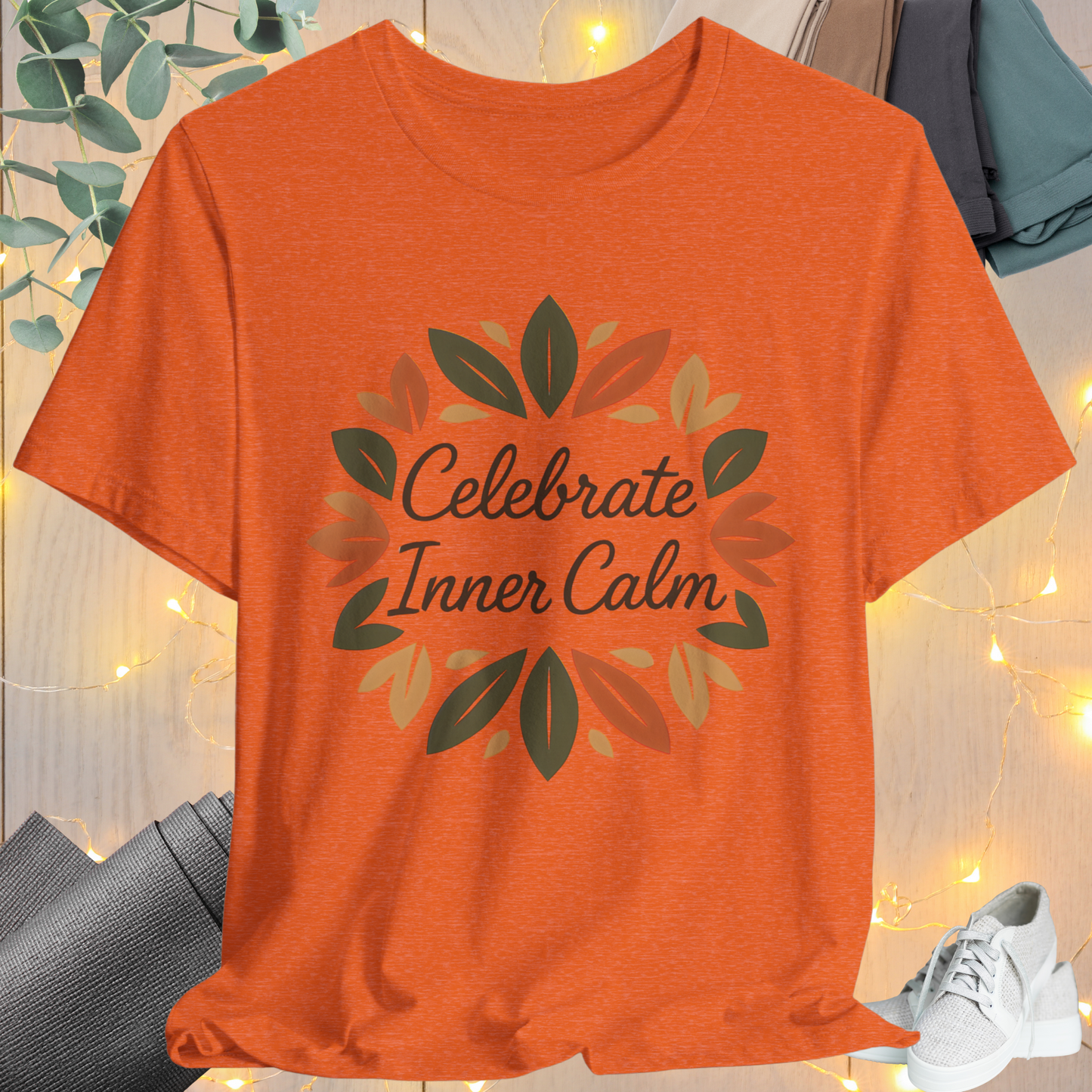 Earthy Mandala Wreath Tee