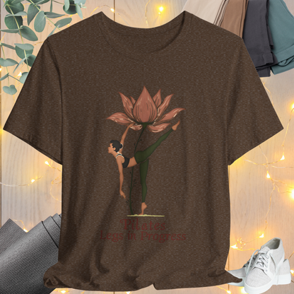 Pilates  Flower Leg Tee