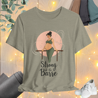 Mom Pregnant Barre Tee