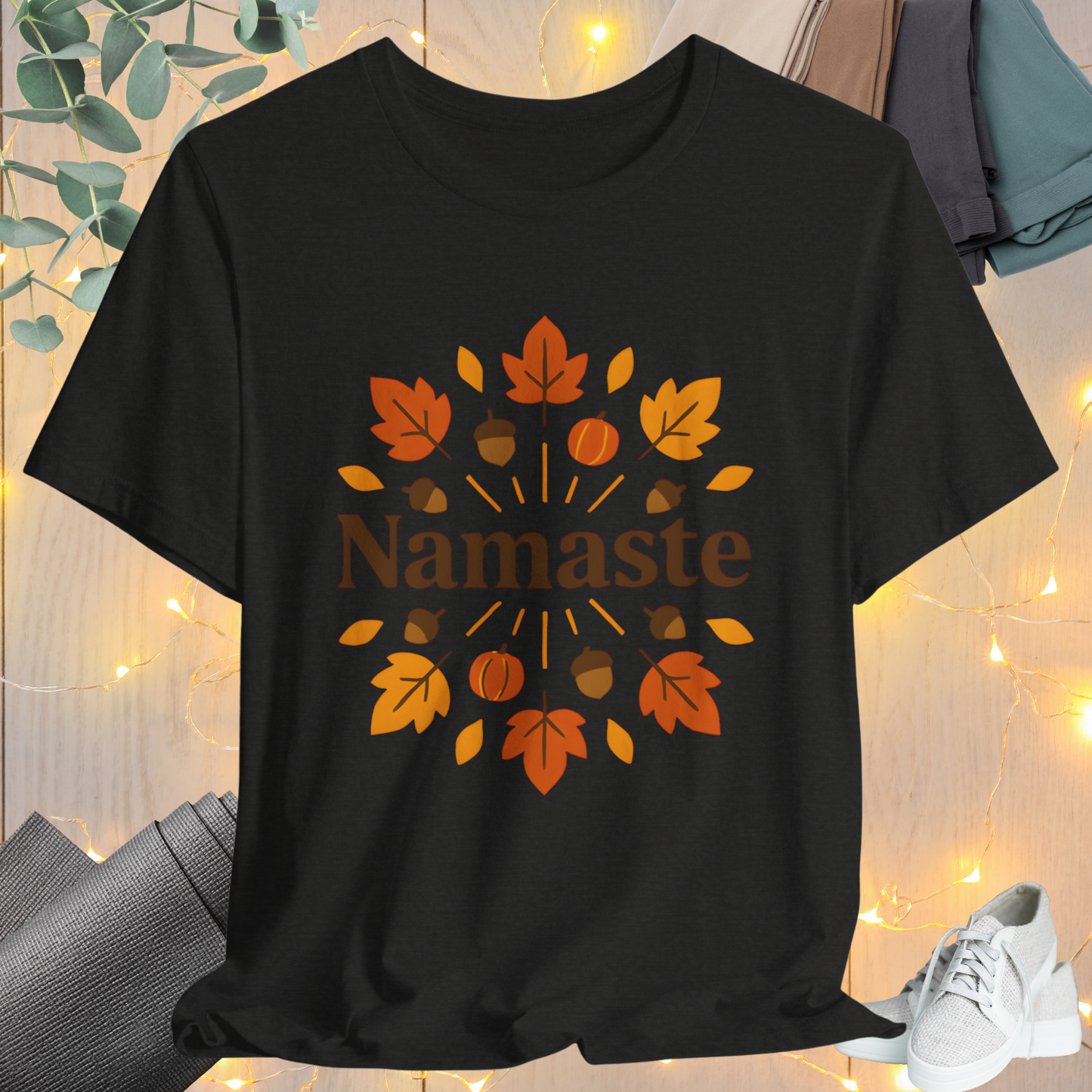 Namaste Autumn Mandala Tee