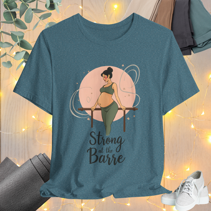 Mom Pregnant Barre Tee