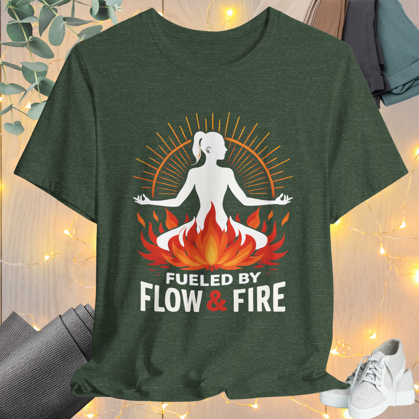 Flow Fire Yoga Tee
