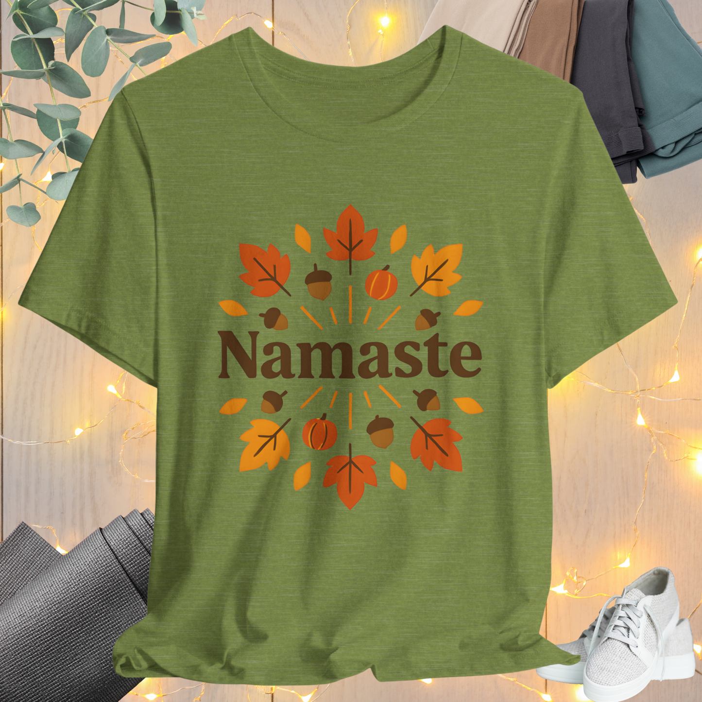Namaste Autumn Mandala Tee