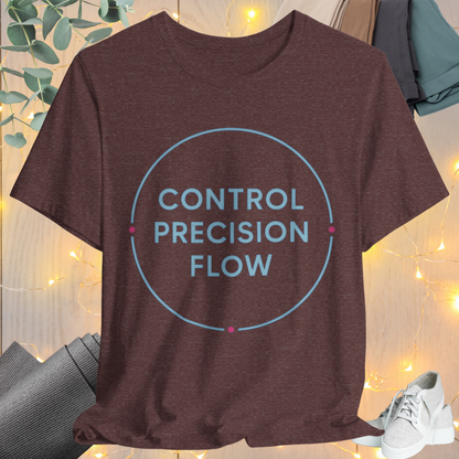 “Control. Precision. Flow.” Pilates Tee