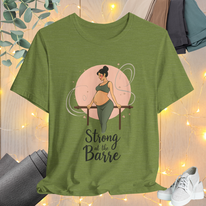 Mom Pregnant Barre Tee