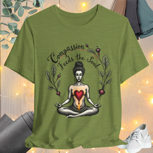 Nourishing Calm Tee - Yoga Green